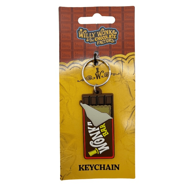 Toys N Tuck:Rubber Keychain - Willy Wonka (Wonka Bar),Willy Wonka