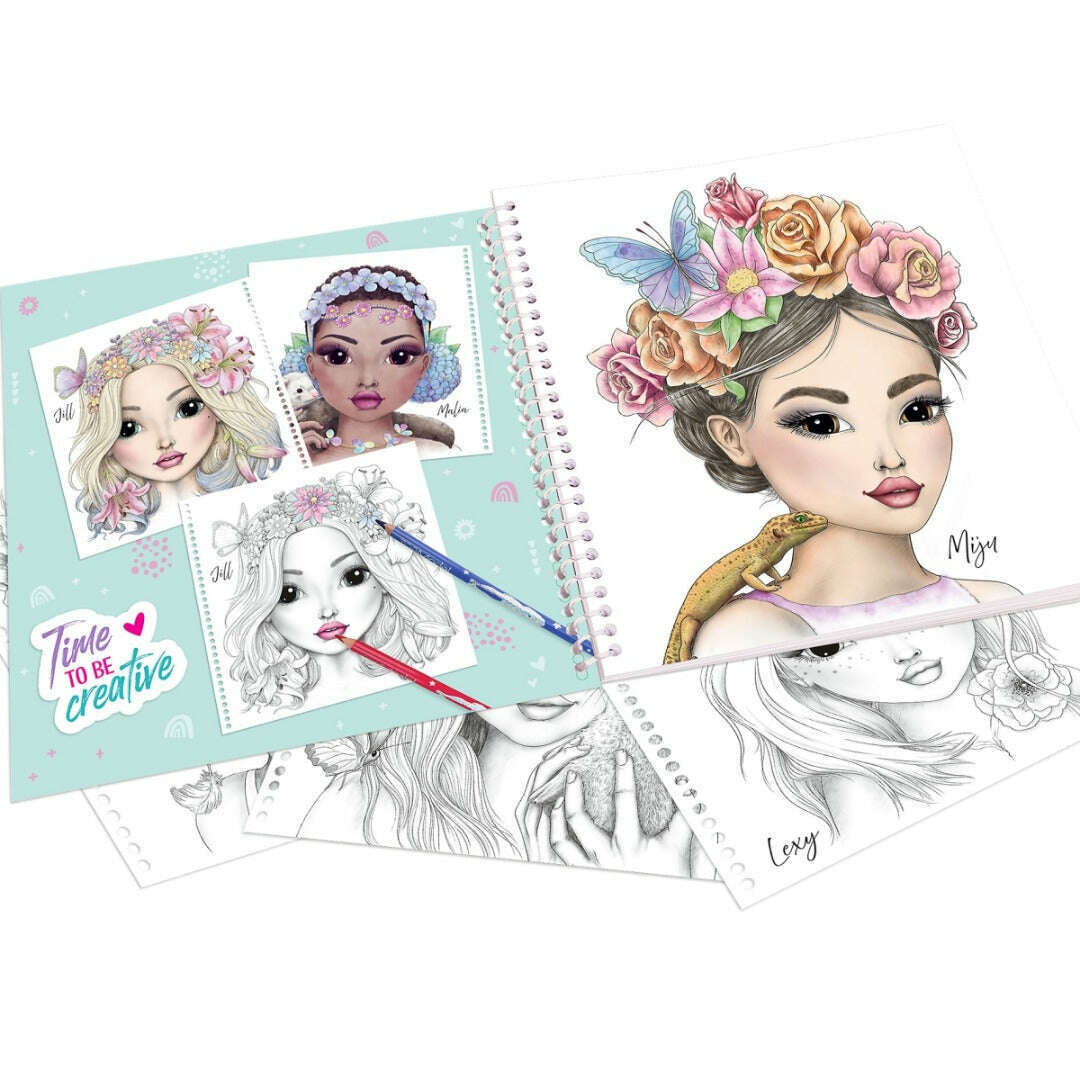 Toys N Tuck:Depesche Top Model Special Colouring Book,Top Model