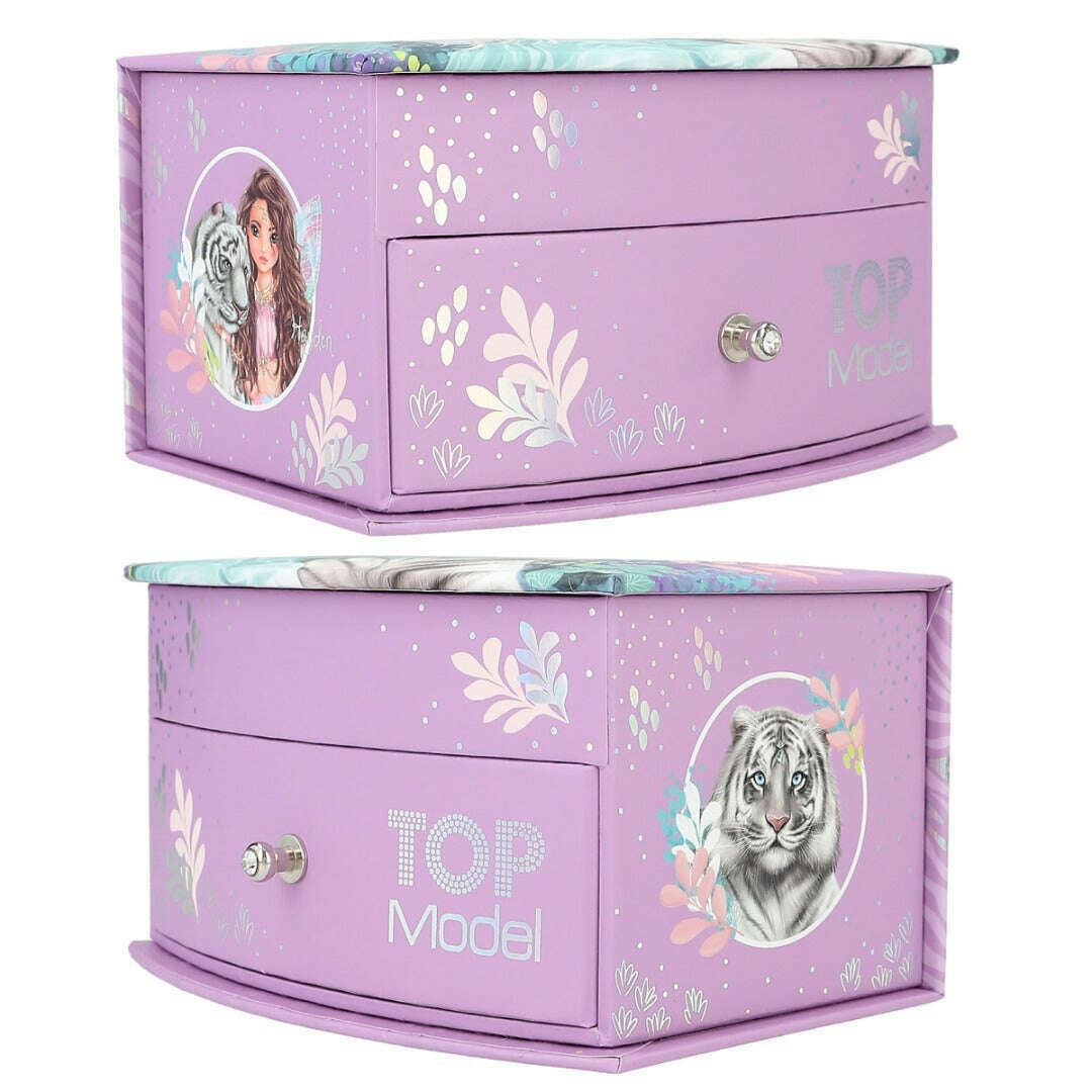 Toys N Tuck:Depesche Top Model Jewellery Box Small - Fantasy Tiger,Top Model