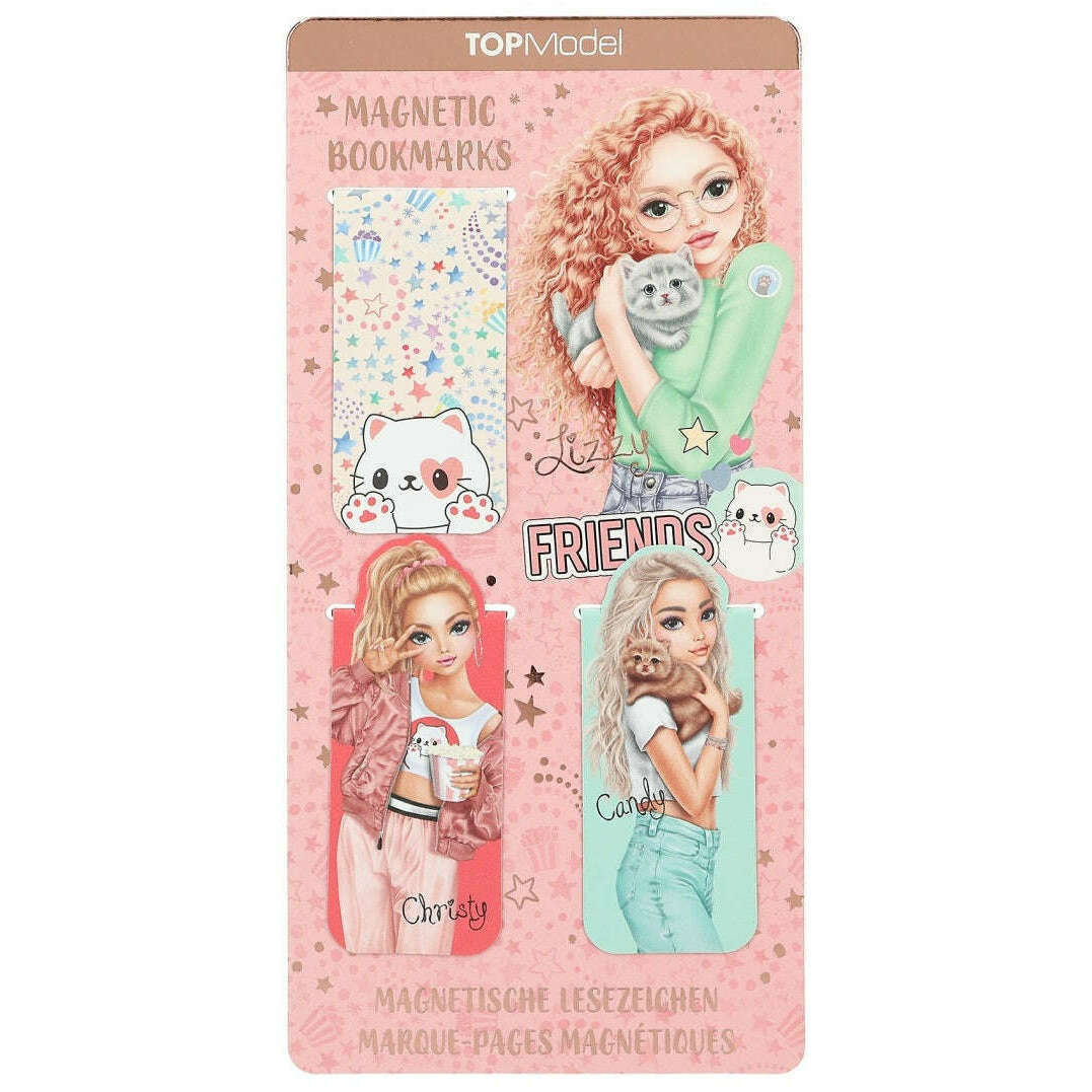 Toys N Tuck:Depesche Top Model Magnetic Bookmarks,Top Model