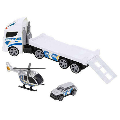 Toys N Tuck:Teamsterz Mighty Machines Lights & Sounds Police Transporter,Teamsterz