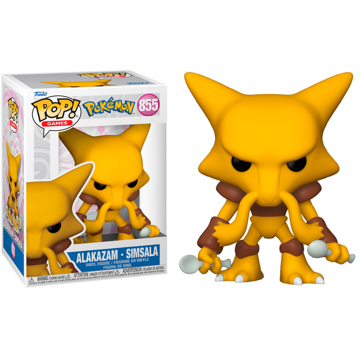 Toys N Tuck:Pop! Vinyl - Pokemon - Alakazam 855,Pokemon