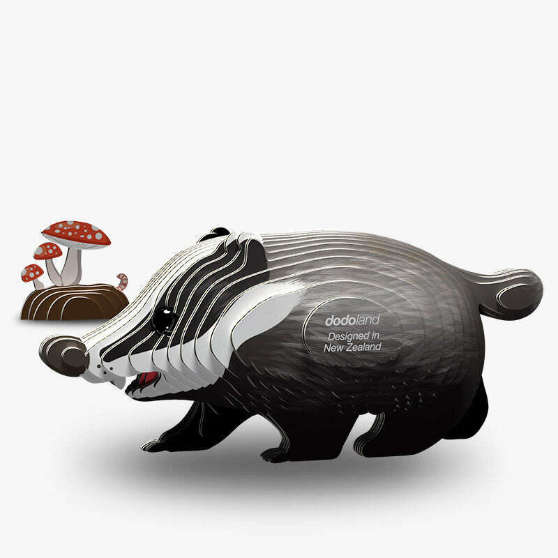 Toys N Tuck:Eugy 3D Model 094 Badger,Eugy