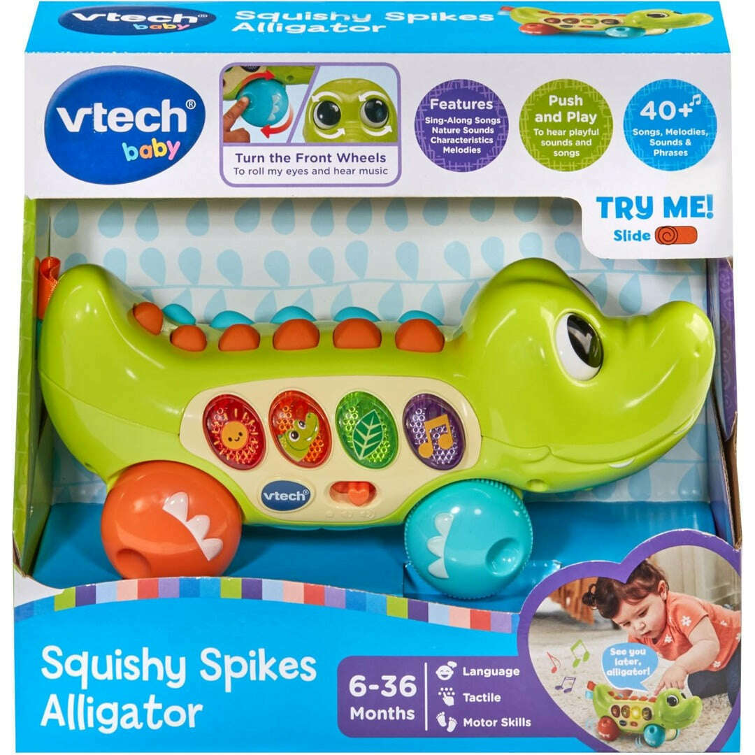 Toys N Tuck:Vtech Squishy Spikes Alligator,Vtech