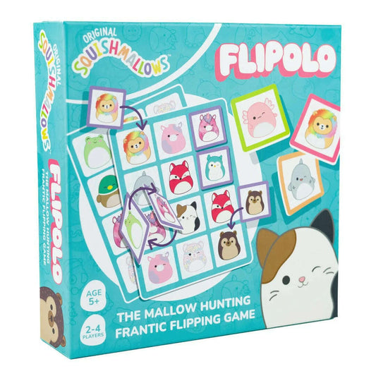 Toys N Tuck:Squishmallows Flipolo The Frantic Flipping Game,Squishmallows