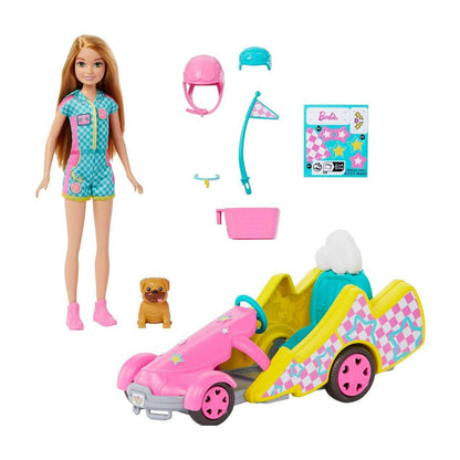 Toys N Tuck:Barbie and Stacie to the Rescue Go-Kart Playset,Barbie