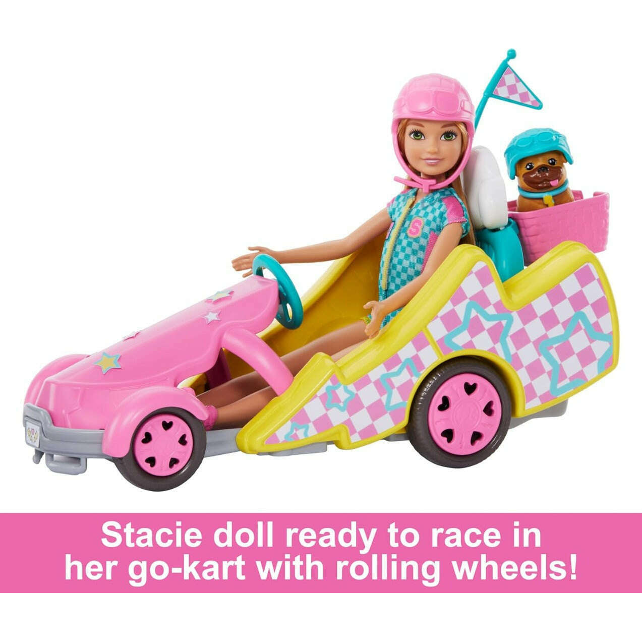 Toys N Tuck:Barbie and Stacie to the Rescue Go-Kart Playset,Barbie