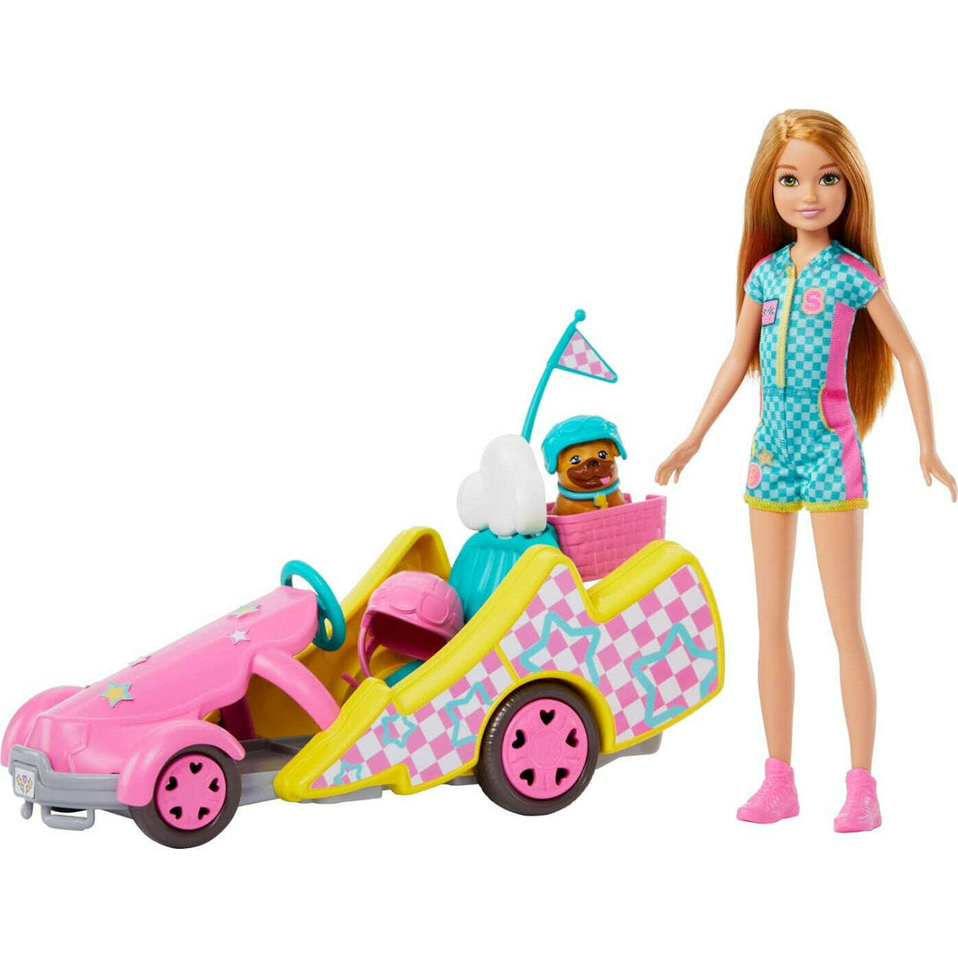 Toys N Tuck:Barbie and Stacie to the Rescue Go-Kart Playset,Barbie