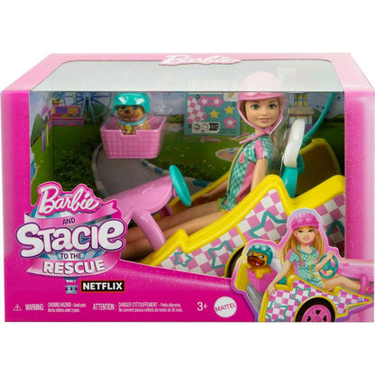 Toys N Tuck:Barbie and Stacie to the Rescue Go-Kart Playset,Barbie