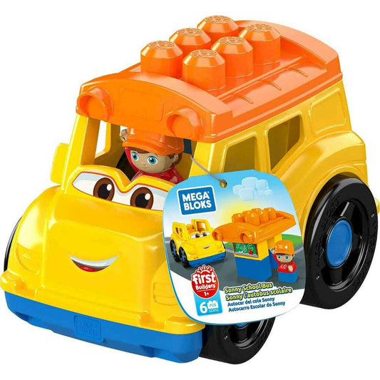 Toys N Tuck:Mega Bloks Sonny School Bus,Mega Bloks
