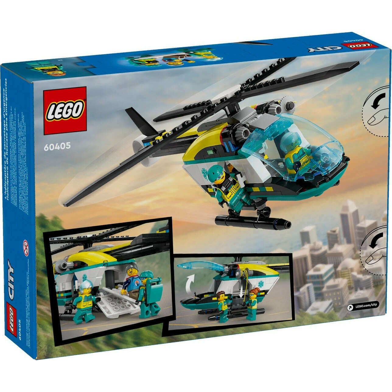 Lego 60405 City Emergency Rescue Helicopter Toys N Tuck