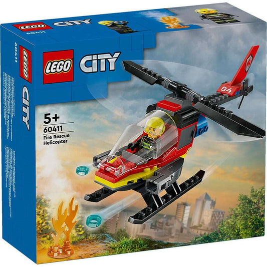 Toys N Tuck:Lego 60411 City Fire Rescue Helicopter,Lego City