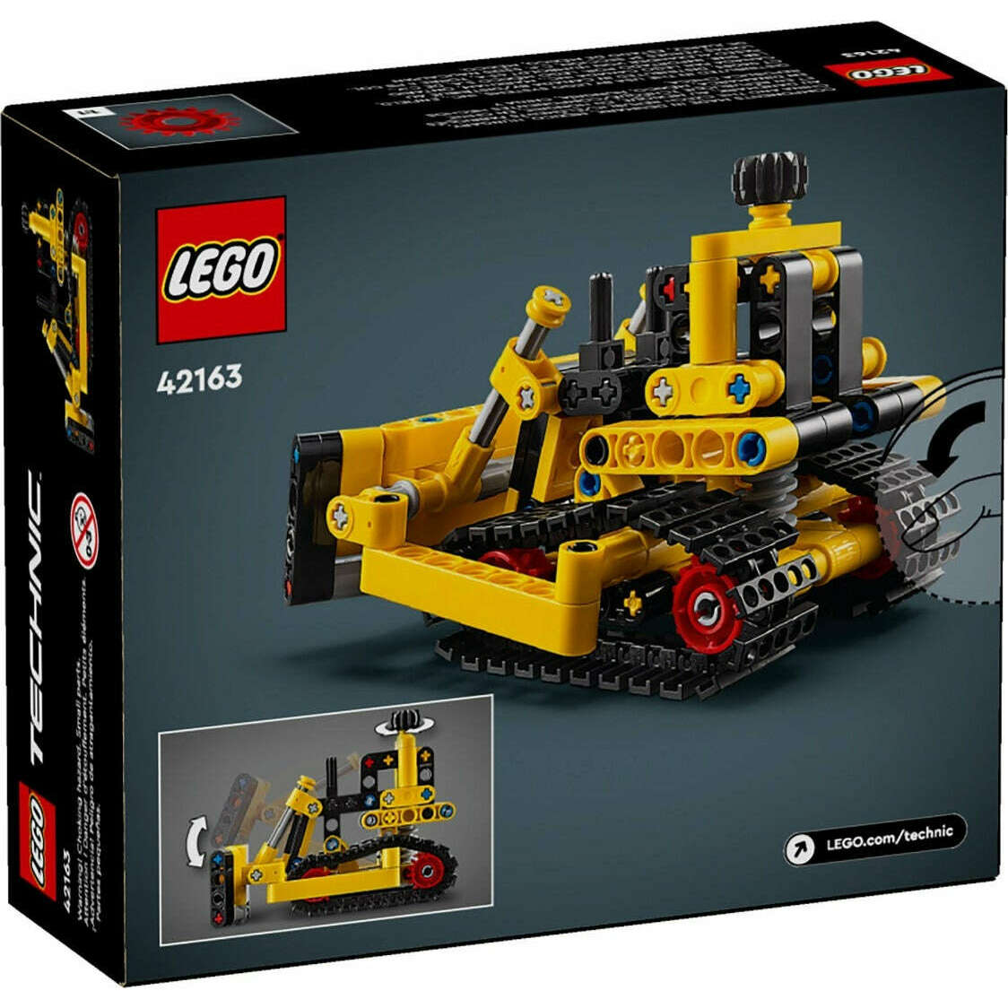 Toys N Tuck:Lego 42163 Technic Heavy-Duty Bulldozer,Lego Technic