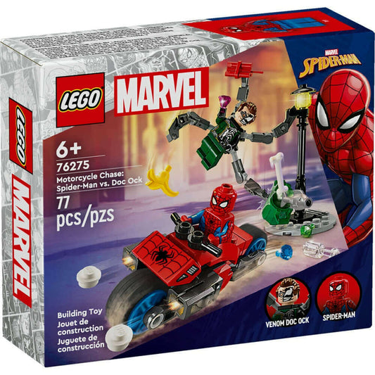 Toys N Tuck:Lego 76275 Marvel Motorcycle Chase: Spider-Man vs. Doc Ock,Lego Marvel