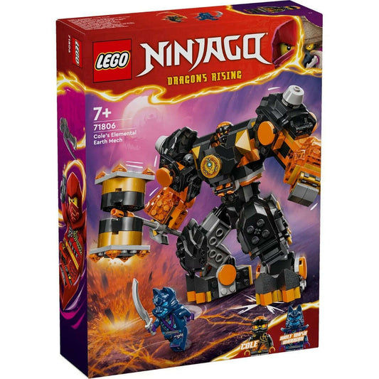 Toys N Tuck:Lego 71806 Ninjago Cole's Elemental Earth Mech,Lego Ninjago