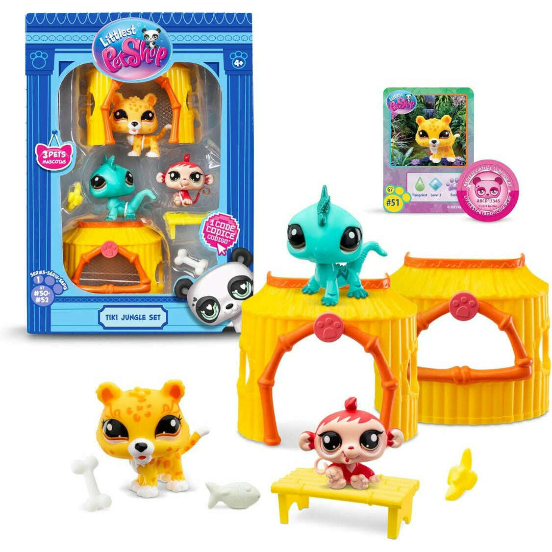 Toys N Tuck:Littlest Pet Shop Tiki Jungle Set,Littlest Pet Shop