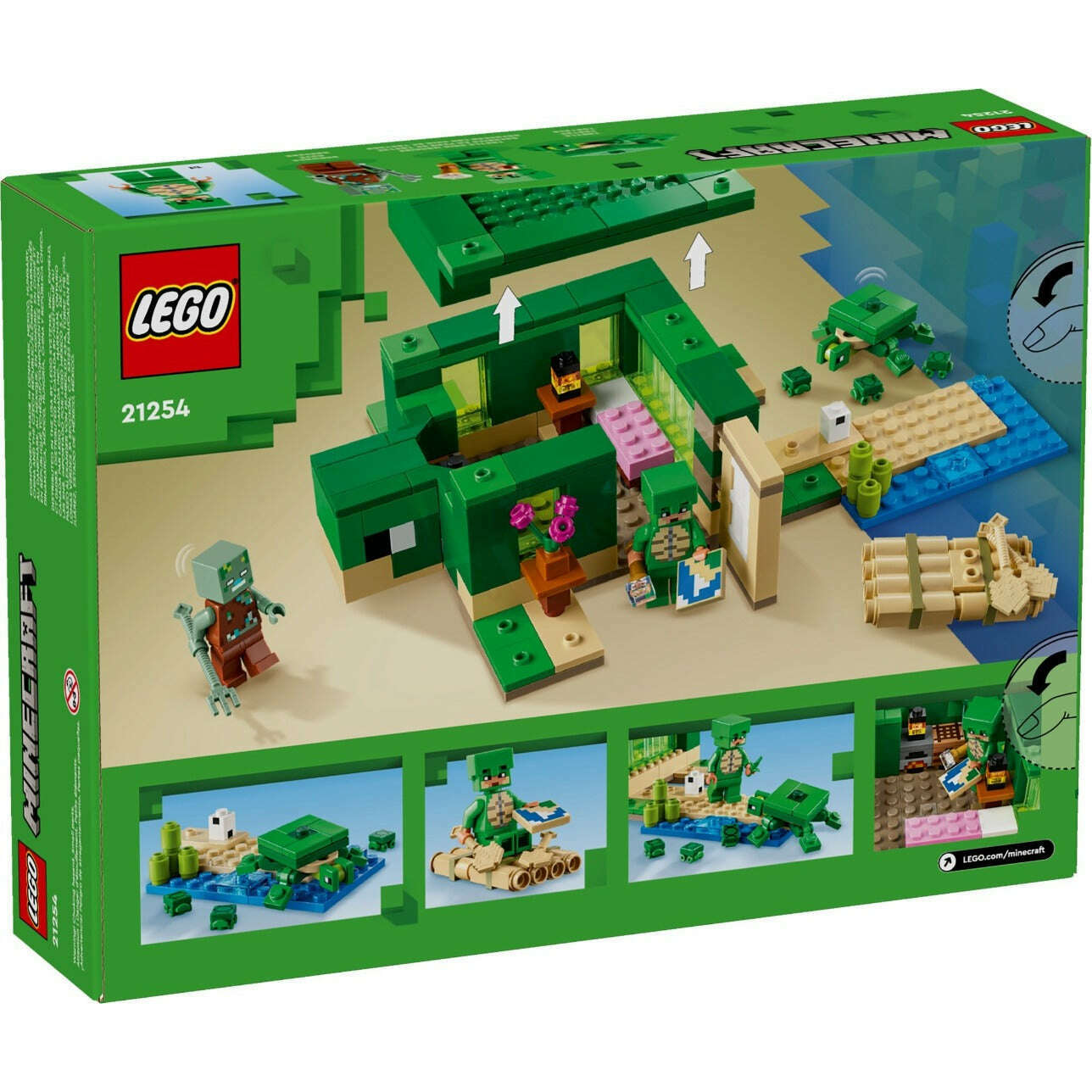 Toys N Tuck:Lego 21254 Minecraft The Turtle Beach House,Lego Minecraft