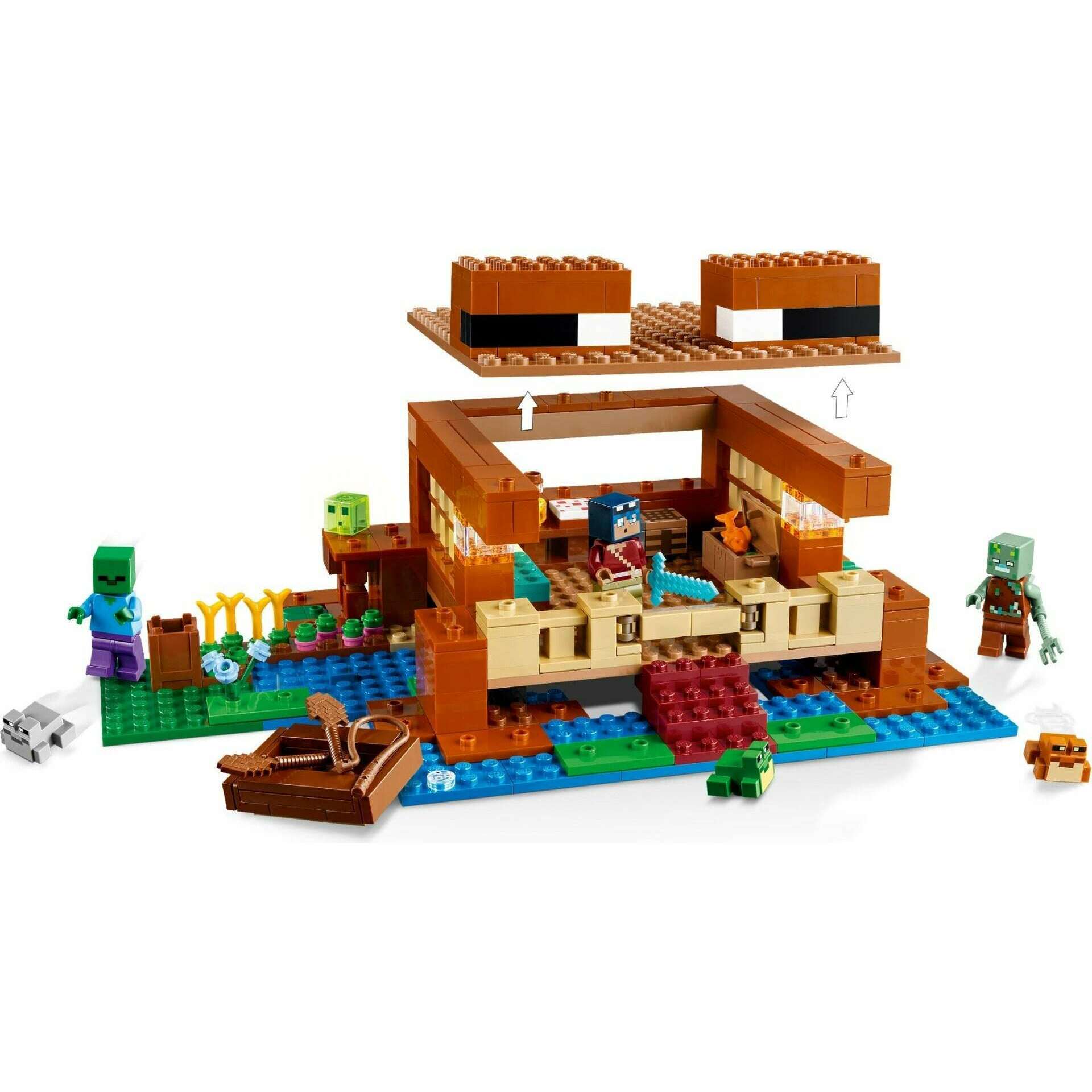 Toys N Tuck:Lego 21256 Minecraft The Frog House,Lego Minecraft