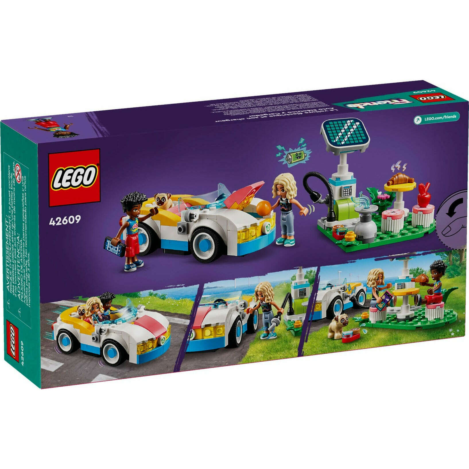 Toys N Tuck:Lego 42609 Friends Electric Car and Charger,Lego Friends