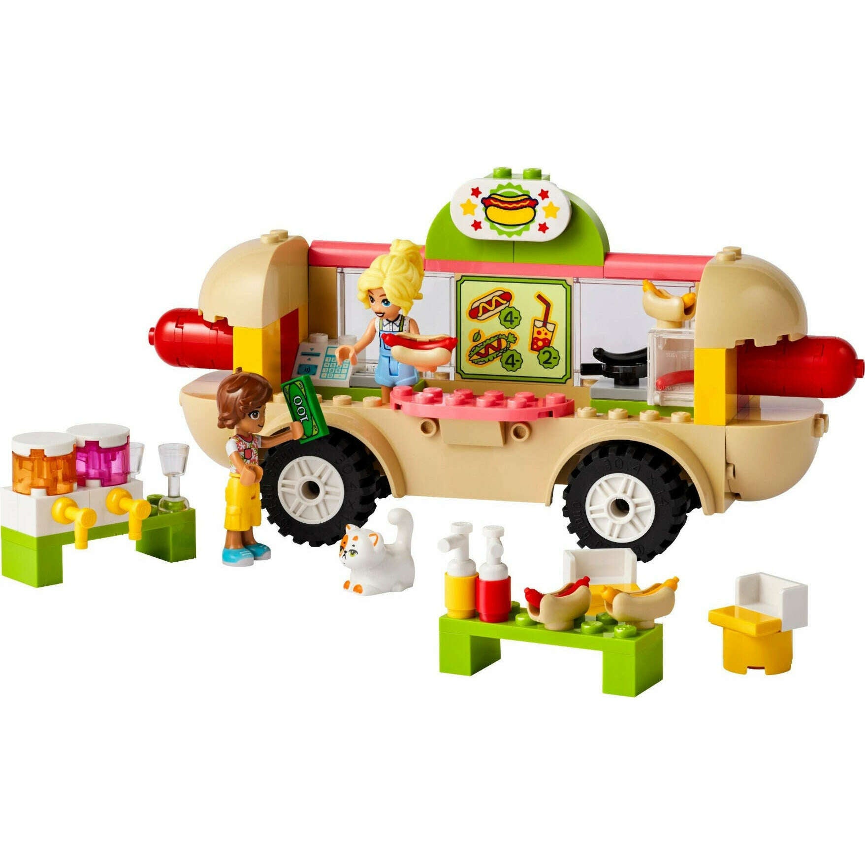 Food sales truck lego