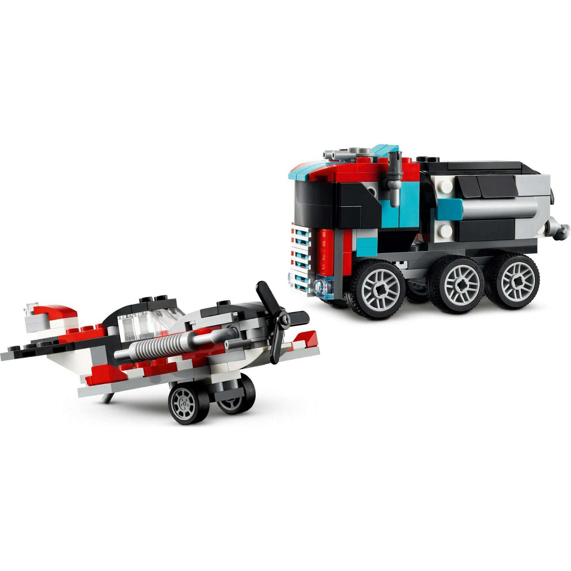 Toys N Tuck:Lego 31146 Creator Flatbed Truck with Helicopter,Lego Creator