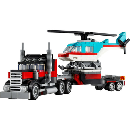 Toys N Tuck:Lego 31146 Creator Flatbed Truck with Helicopter,Lego Creator