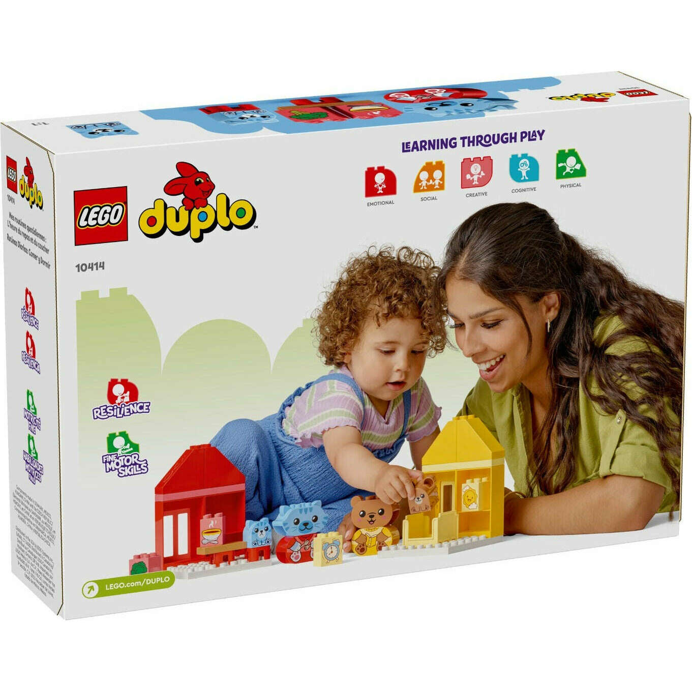 Toys N Tuck:Lego 10414 Duplo Daily Routines: Eating & Bedtime,Lego Duplo