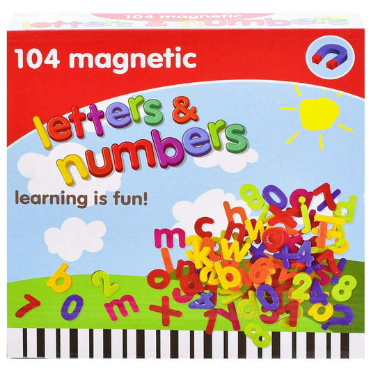 Toys N Tuck:104 Magnetic Letters & Numbers,Kandy Toys