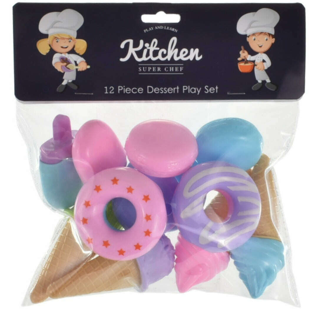 Toys N Tuck:Kitchen Super Chef - 12 Piece Dessert Play Set,Kitchen Super Chef