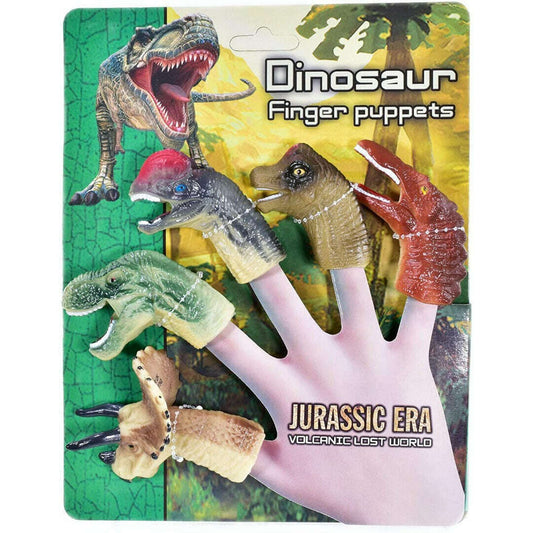 Toys N Tuck:Jurassic Era Dinosaur Finger Puppets,Jurassic Era