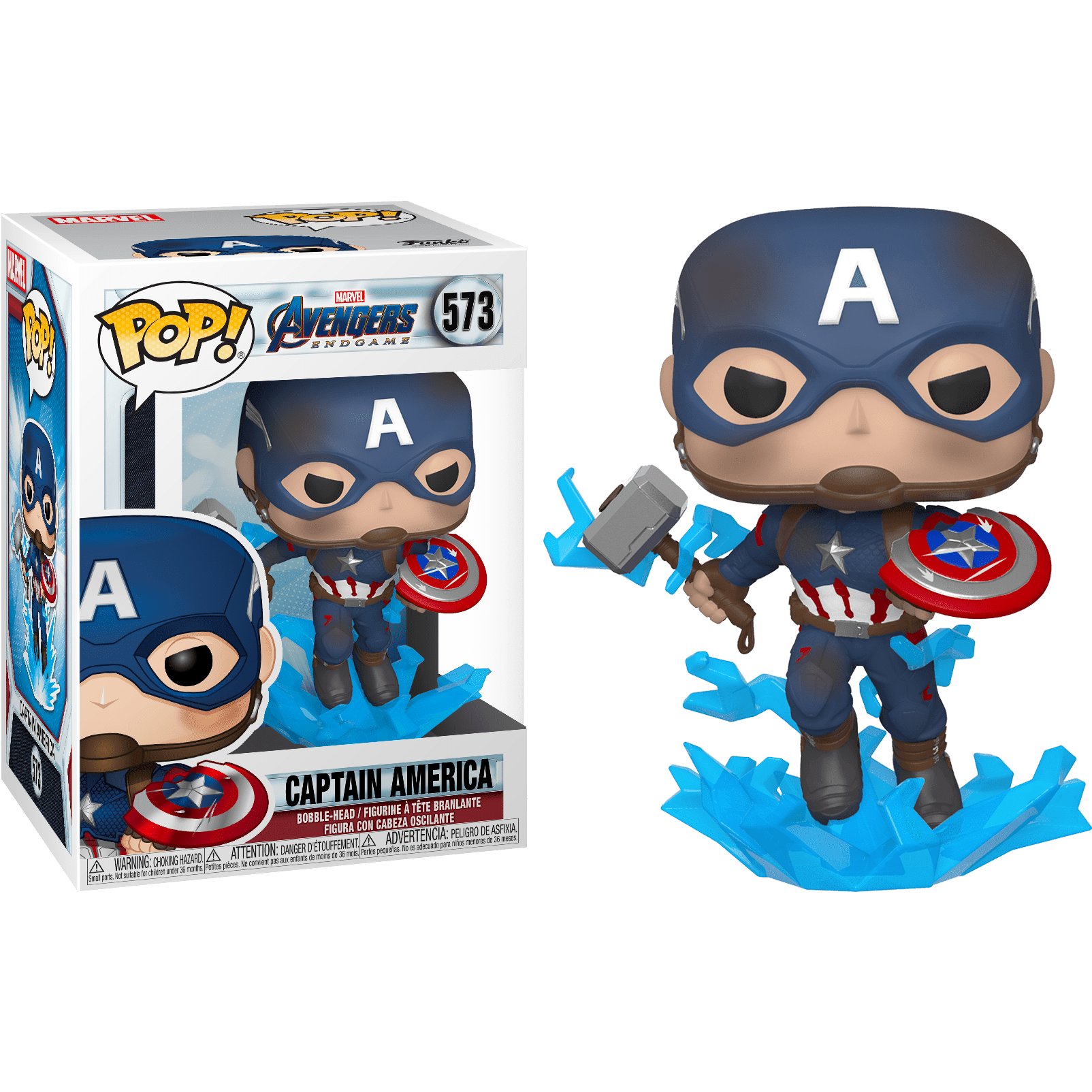 Toys N Tuck:Pop! Vinyl - Avengers Endgame - Captain America 573,Marvel