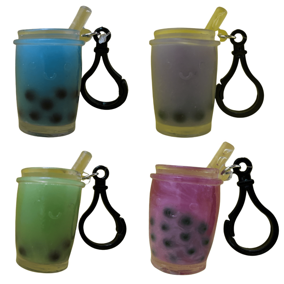 Toys N Tuck:Squishy Bubble Tea Keyring,Tobar