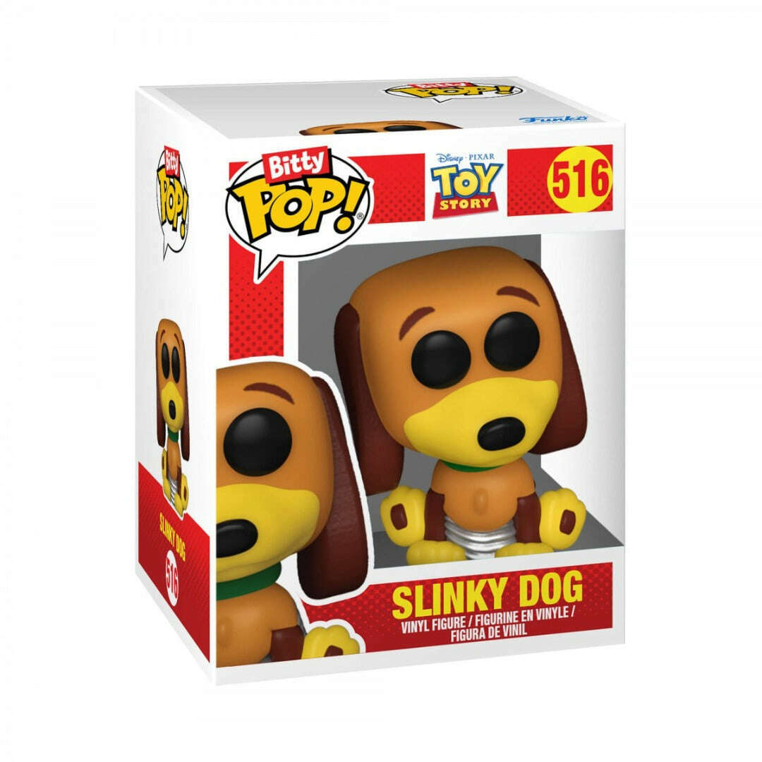 Toys N Tuck:Bitty Pop! Toy Story 4 Pack - Woody, Rex, Slinky Dog and Mystery Bitty,Disney Pixar