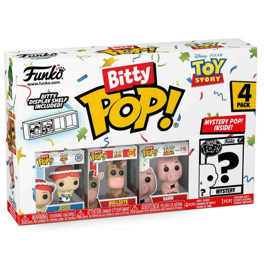 Toys N Tuck:Bitty Pop! Toy Story 4 Pack - Jessie, Bullseye, Hamm and Mystery Bitty,Disney Pixar