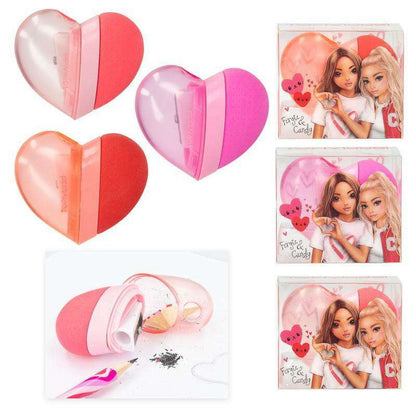 Toys N Tuck:Depesche Top Model 2in1 Heart Eraser And Sharpener,Top Model