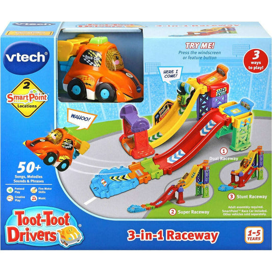 Toys N Tuck:Vtech Toot-Toot Drivers 3 in 1 Raceway,Vtech