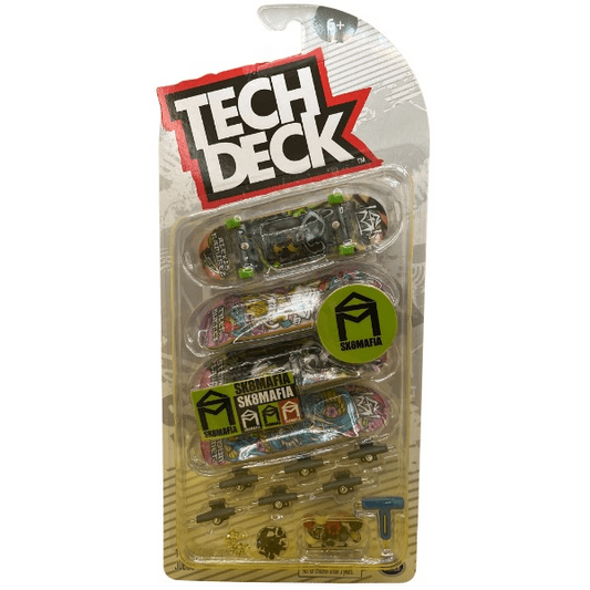 Toys N Tuck:Tech Deck 4 Pack 96mm Fingerboards - Sk8mafia,Tech Deck