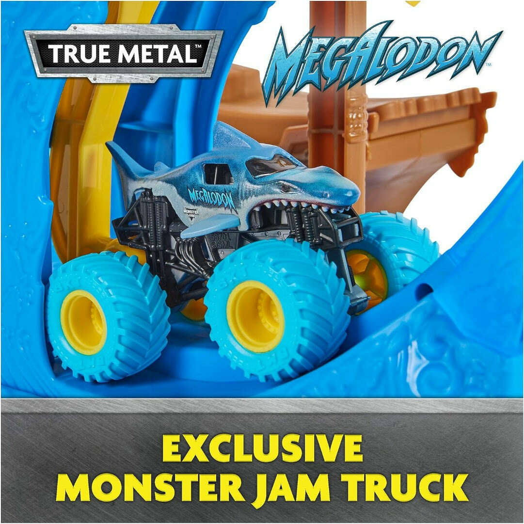 Toys N Tuck:Monster Jam Megalodon Loop Of Doom Playset,Monster Jam