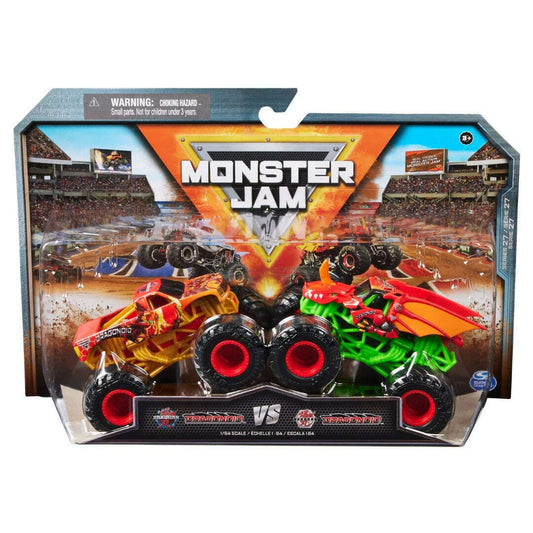 Toys N Tuck:Monster Jam 1:64 Series 27 Dragonoid vs Dragonoid,Monster Jam