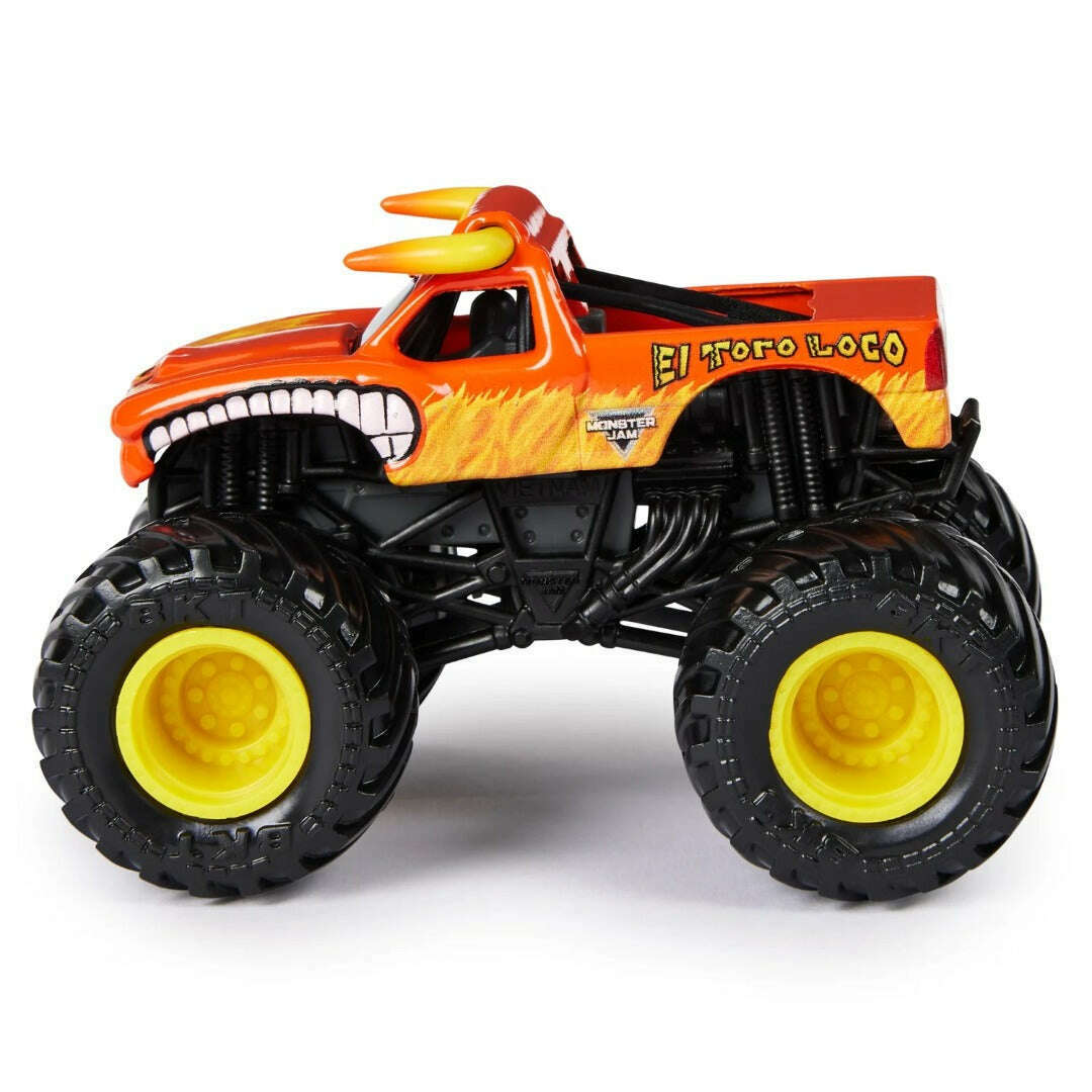 Toys N Tuck:Monster Jam 1:64 Series 27 El Toro Loco vs Monster Mutt,Monster Jam