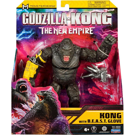 Toys N Tuck:Godzilla x Kong The New Empire - Kong With B.E.A.S.T. Glove,Monsterverse