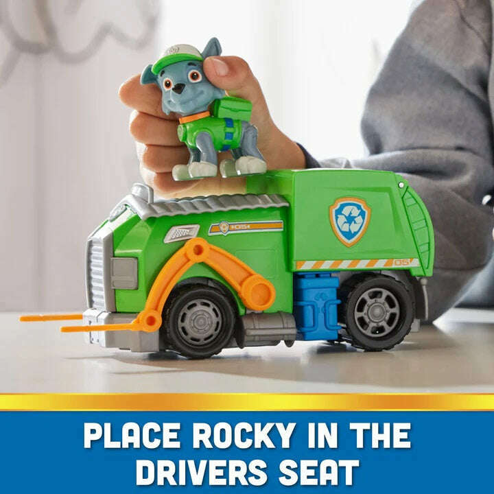 Toys N Tuck:Paw Patrol Rocky with Recycling Truck,Paw Patrol