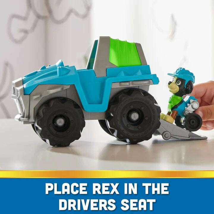 Toys N Tuck:Paw Patrol Rex with Rescue Vehicle,Paw Patrol