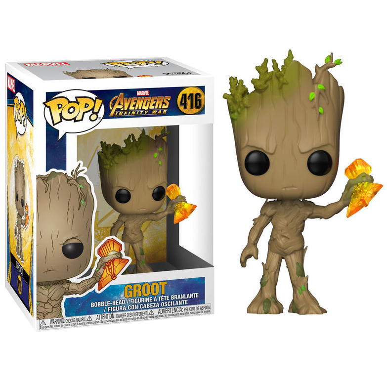 Toys N Tuck:Pop! Vinyl - Marvel Avengers Infinity War - Groot 416,Marvel