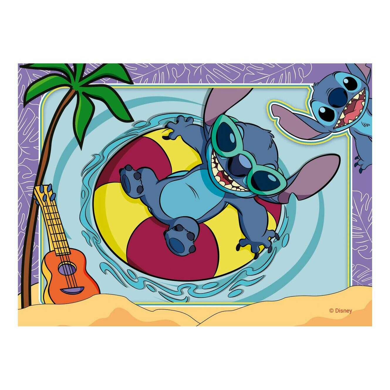 Toys N Tuck:Ravensburger 4 Puzzles in a Box Stitch Vacay Mode,Stitch