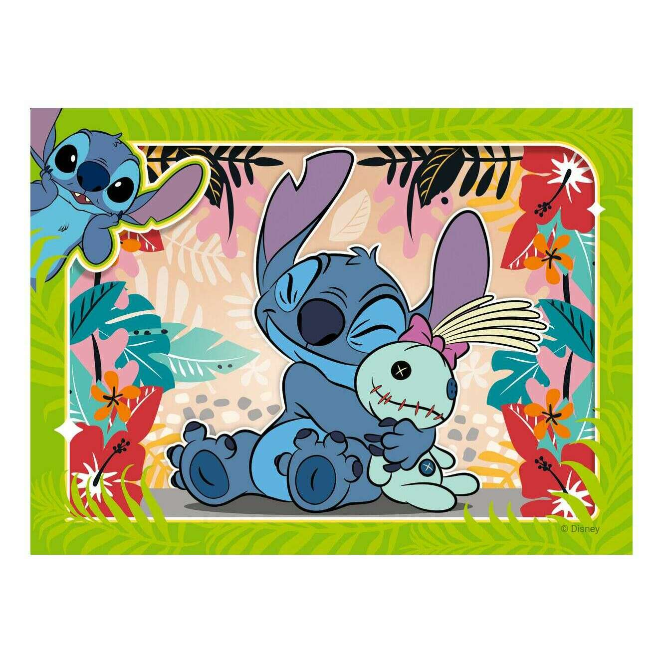 Toys N Tuck:Ravensburger 4 Puzzles in a Box Stitch Vacay Mode,Stitch