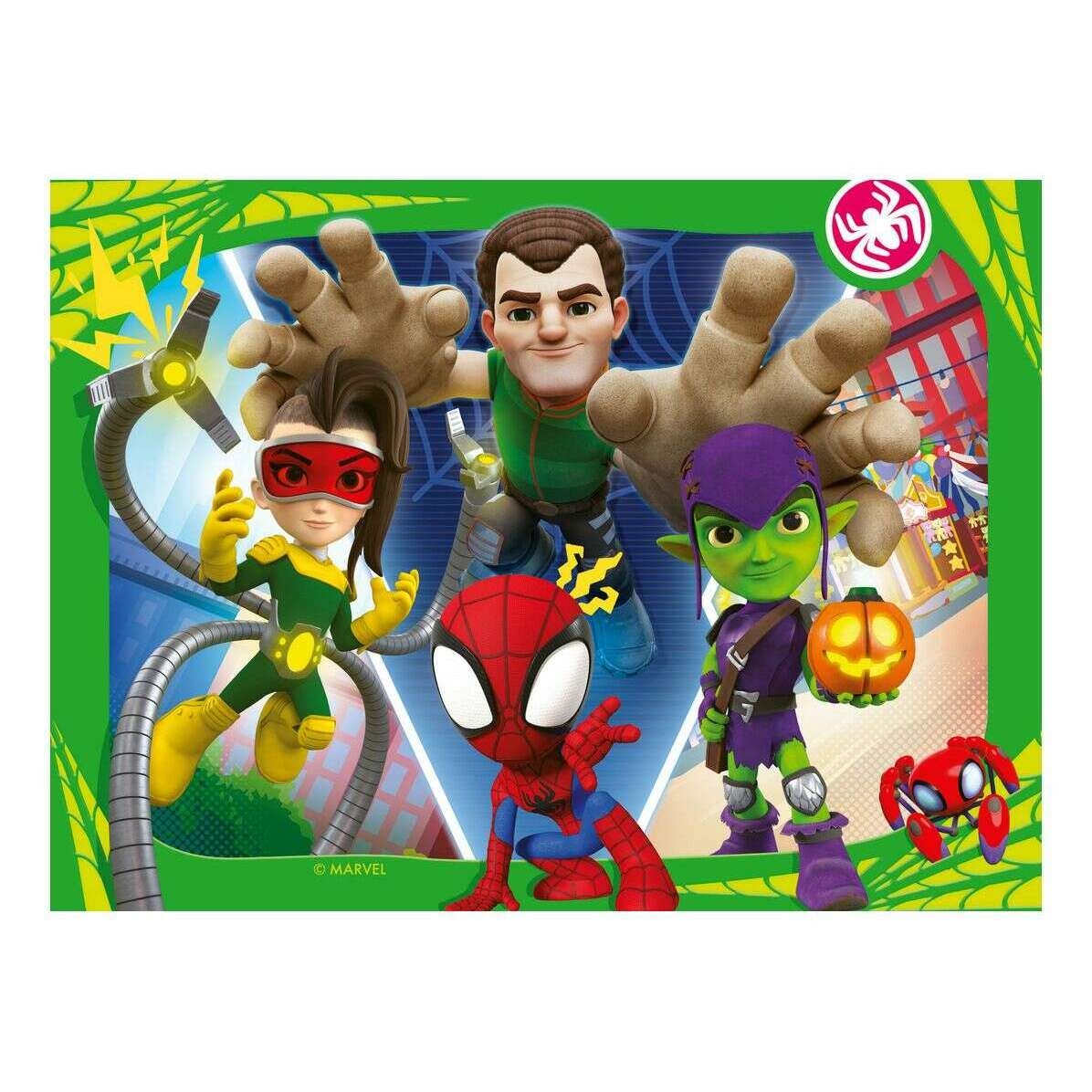 Toys N Tuck:Ravensburger 4 Puzzles in a Box Spidey and his Amazing Friends,Marvel