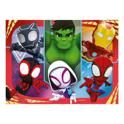 Toys N Tuck:Ravensburger 4 Puzzles in a Box Spidey and his Amazing Friends,Marvel