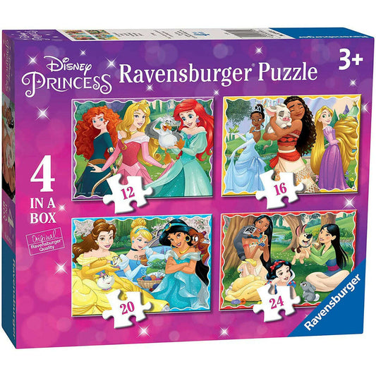 Toys N Tuck:Ravensburger 4 Puzzles in a Box Disney Princess Friendship!,Disney Princess