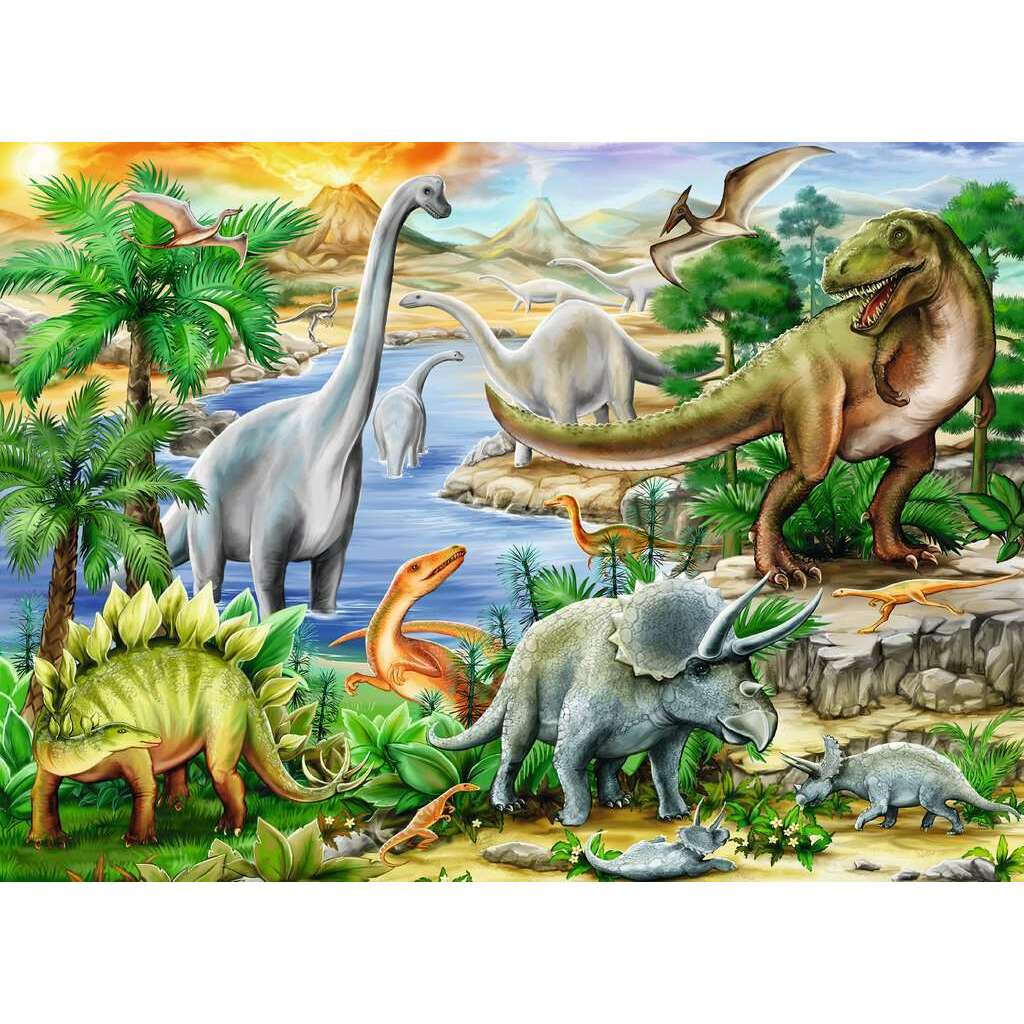 Toys N Tuck:Ravensburger 60pc Puzzle Prehistoric Life,Ravensburger